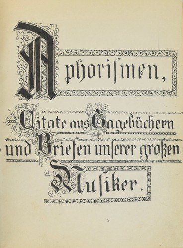 Composer calligraphy book - calligraphy,